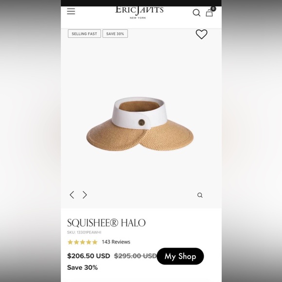 beach hat - Picture 4 of 4